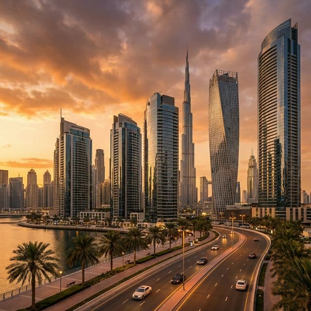 Luxury Dubai Skyline